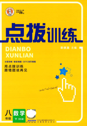 安徽教育出版社2023點(diǎn)撥訓(xùn)練八年級(jí)數(shù)學(xué)下冊(cè)北師大版參考答案