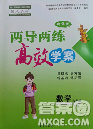 希望出版社2023新課標(biāo)兩導(dǎo)兩練高效學(xué)案六年級(jí)下冊數(shù)學(xué)人教版參考答案