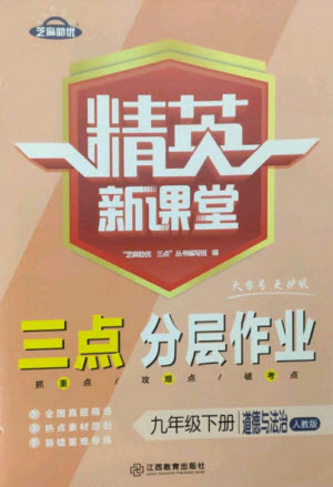 江西教育出版社2023精英新課堂三點(diǎn)分層作業(yè)九年級(jí)道德與法治下冊(cè)人教版參考答案