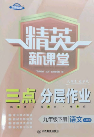 江西教育出版社2023精英新課堂三點分層作業(yè)九年級語文下冊人教版參考答案