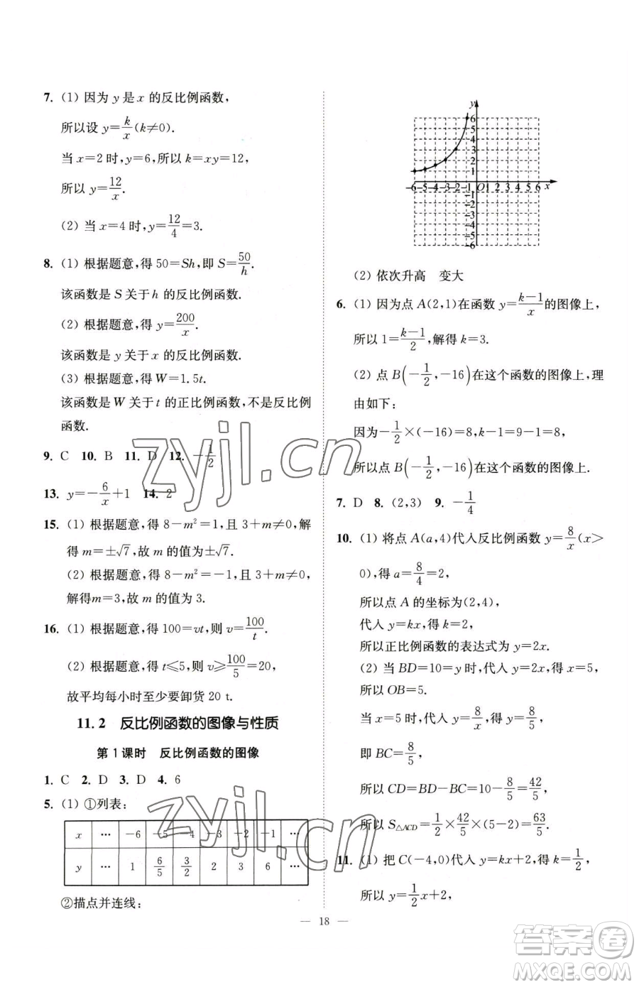 江蘇鳳凰美術(shù)出版社2023南通小題課時(shí)提優(yōu)作業(yè)本八年級(jí)下冊(cè)數(shù)學(xué)蘇科版參考答案