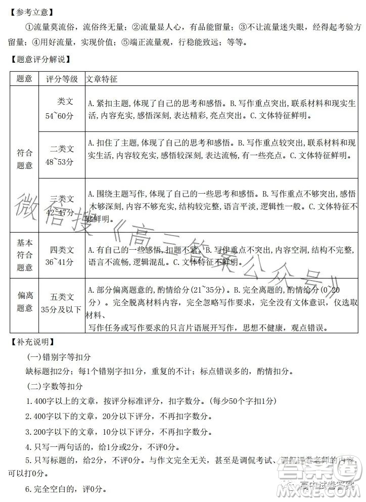 四川2023年金太陽(yáng)高三4月聯(lián)考23399C語(yǔ)文試卷答案