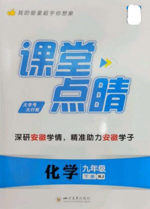 四川大學(xué)出版社2023課堂點(diǎn)睛九年級化學(xué)下冊人教版安徽專版參考答案