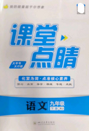 四川大學(xué)出版社2023課堂點(diǎn)睛九年級(jí)語(yǔ)文下冊(cè)人教版參考答案