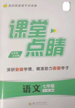四川大學(xué)出版社2023課堂點(diǎn)睛七年級(jí)語(yǔ)文下冊(cè)人教版安徽專版參考答案