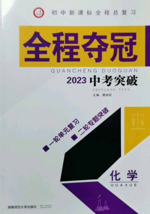 湖南師范大學(xué)出版社2023全程奪冠中考突破九年級化學(xué)通用版參考答案
