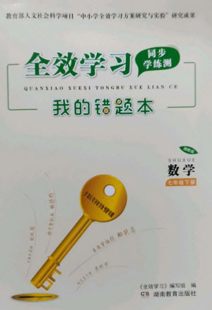 湖南教育出版社2023全效學(xué)習(xí)同步學(xué)練測七年級數(shù)學(xué)下冊湘教版參考答案