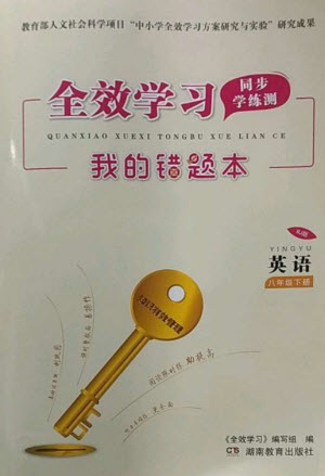 湖南教育出版社2023全效學(xué)習(xí)同步學(xué)練測(cè)八年級(jí)英語(yǔ)下冊(cè)人教版參考答案