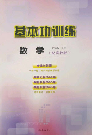河北教育出版社2023基本功訓(xùn)練六年級數(shù)學(xué)下冊冀教版參考答案