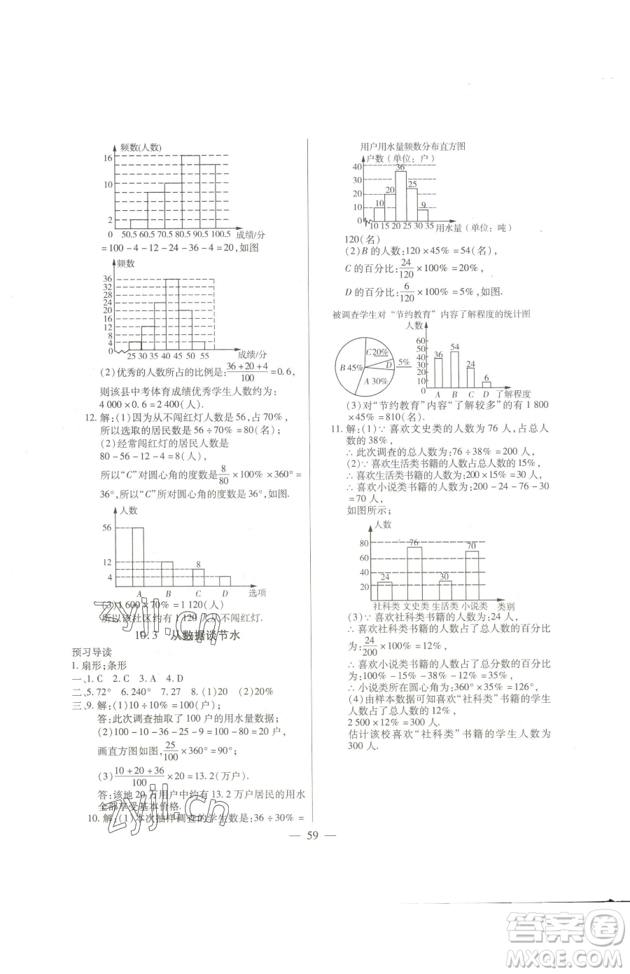 團(tuán)結(jié)出版社2023全練練測(cè)考七年級(jí)下冊(cè)數(shù)學(xué)人教版參考答案