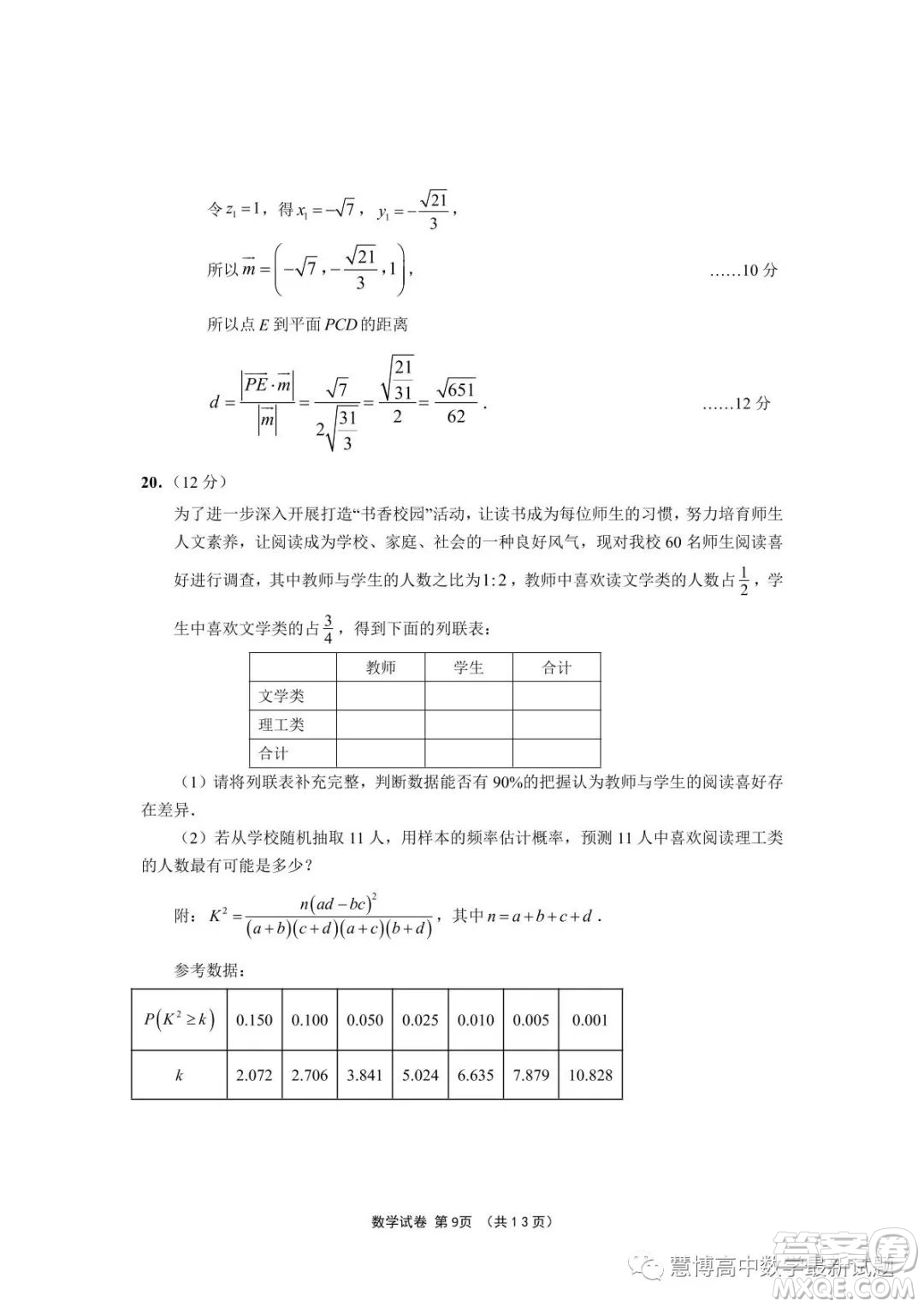 江蘇決勝新高考2023屆高三年級(jí)5月份大聯(lián)考數(shù)學(xué)試題答案