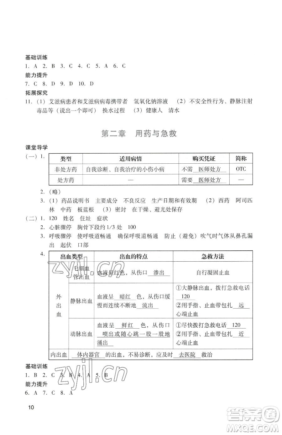 廣州出版社2023陽光學(xué)業(yè)評價八年級下冊生物人教版參考答案