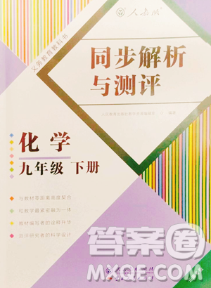 人民教育出版社2023同步解析與測評九年級下冊化學(xué)人教版云南專版參考答案