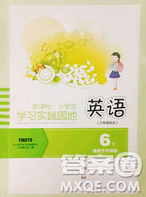 四川教育出版社2023新課標(biāo)小學(xué)生學(xué)習(xí)實(shí)踐園地六年級下冊英語外研版三起參考答案