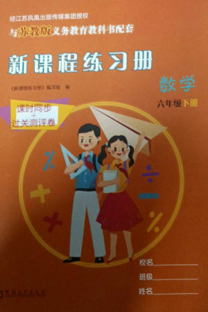 河南大學(xué)出版社2023新課程練習(xí)冊(cè)六年級(jí)數(shù)學(xué)下冊(cè)蘇教版參考答案