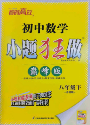 江蘇鳳凰科學(xué)技術(shù)出版社2023初中數(shù)學(xué)小題狂做八年級下冊蘇科版巔峰版參考答案
