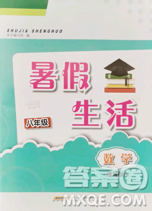 安徽教育出版社2023暑假生活八年級數(shù)學通用版S參考答案