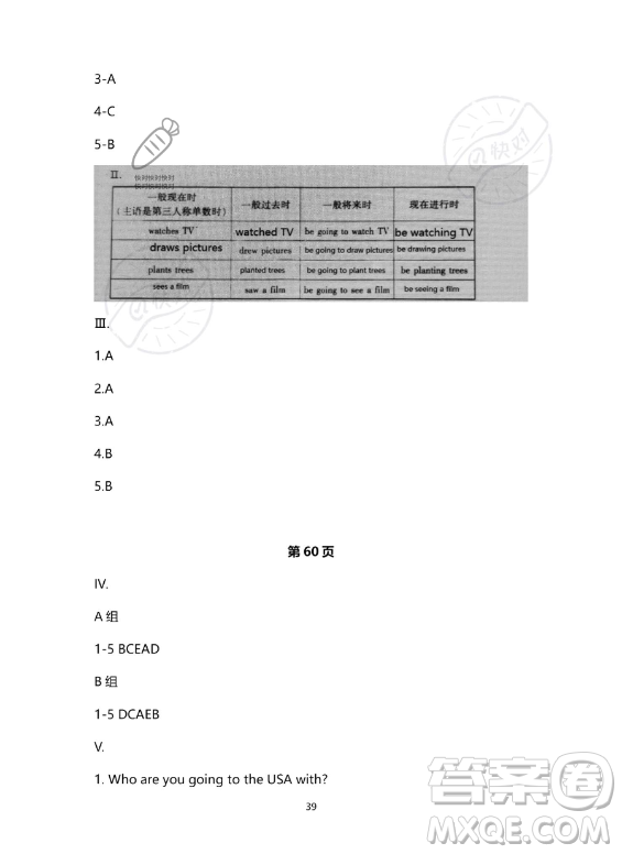 河北少年兒童出版社2023年世超金典暑假樂園六年級(jí)英語通用版答案