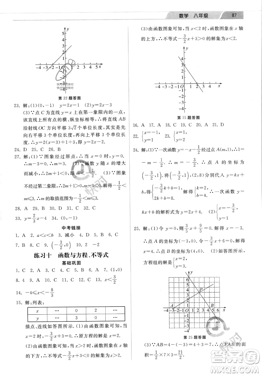 河北美術(shù)出版社2023年暑假生活八年級(jí)數(shù)學(xué)通用版答案