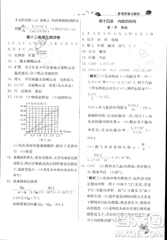 江蘇人民出版社2023年實(shí)驗(yàn)班提優(yōu)訓(xùn)練暑假銜接八升九年級(jí)物理人教版答案