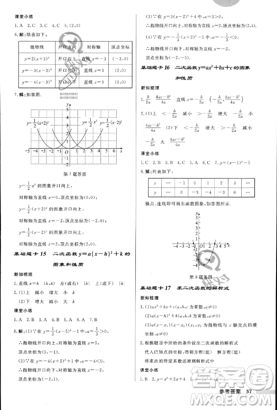 龍門書局2023年秋季啟東中學(xué)作業(yè)本九年級(jí)上冊(cè)數(shù)學(xué)人教版答案