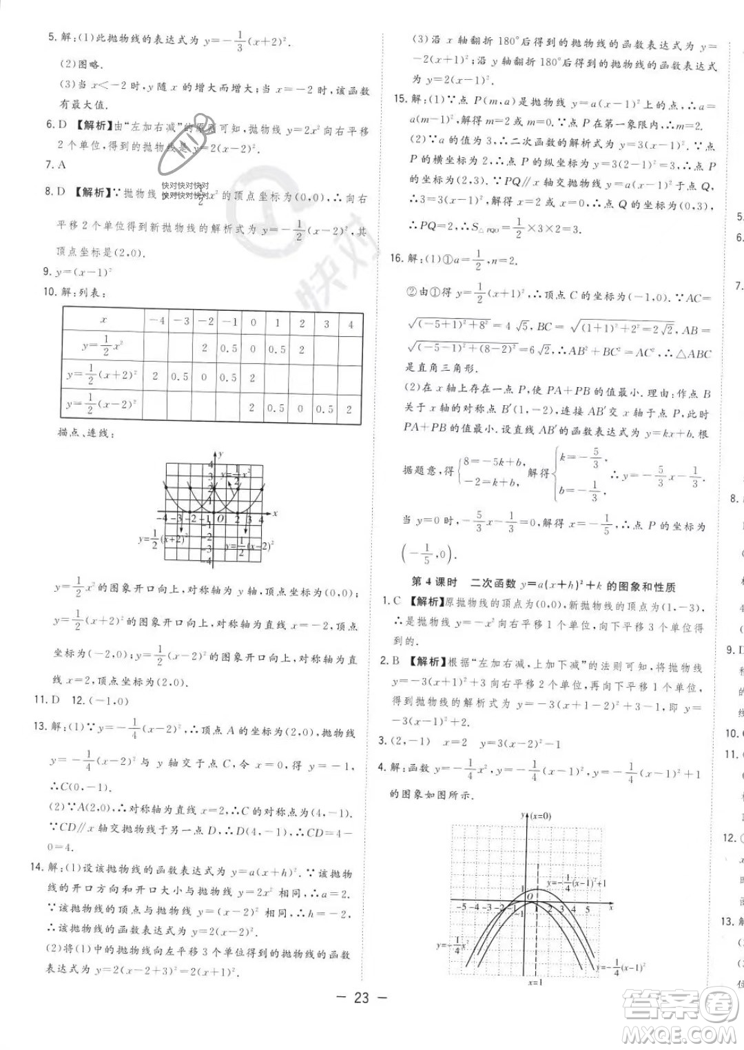 合肥工業(yè)大學出版社2023年秋季全頻道課時作業(yè)九年級上冊數(shù)學滬科版答案