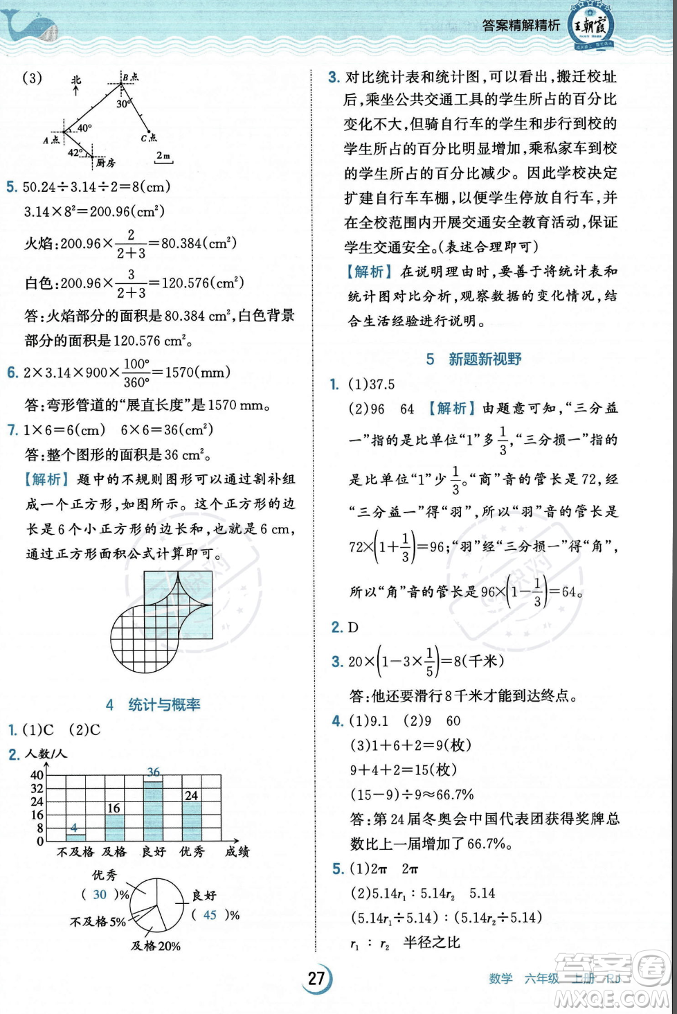 江西人民出版社2023年秋王朝霞德才兼?zhèn)渥鳂I(yè)創(chuàng)新設(shè)計(jì)六年級(jí)上冊(cè)數(shù)學(xué)人教版答案