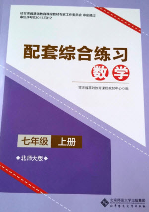 北京師范大學出版社2023年秋配套綜合練習七年級數(shù)學上冊北師大版參考答案