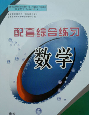 甘肅文化出版社2023年秋配套綜合練習(xí)八年級數(shù)學(xué)上冊華師大版參考答案