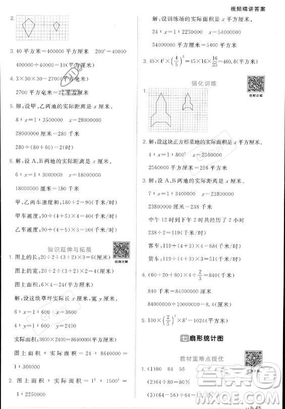 江西教育出版社2023年秋陽光同學(xué)課時(shí)優(yōu)化作業(yè)六年級(jí)數(shù)學(xué)上冊(cè)冀教版答案