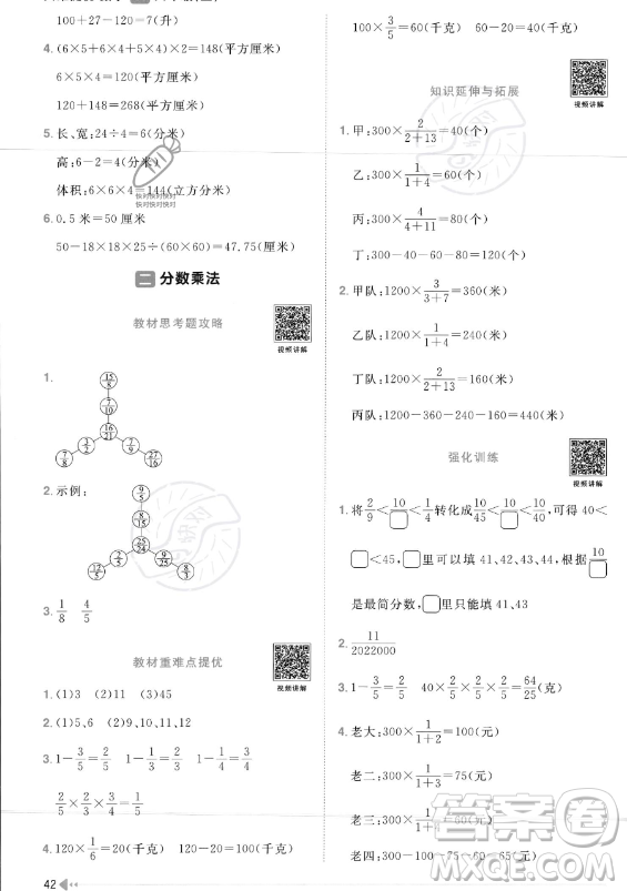 江西教育出版社2023年秋陽光同學(xué)課時(shí)優(yōu)化作業(yè)六年級數(shù)學(xué)上冊蘇教版答案