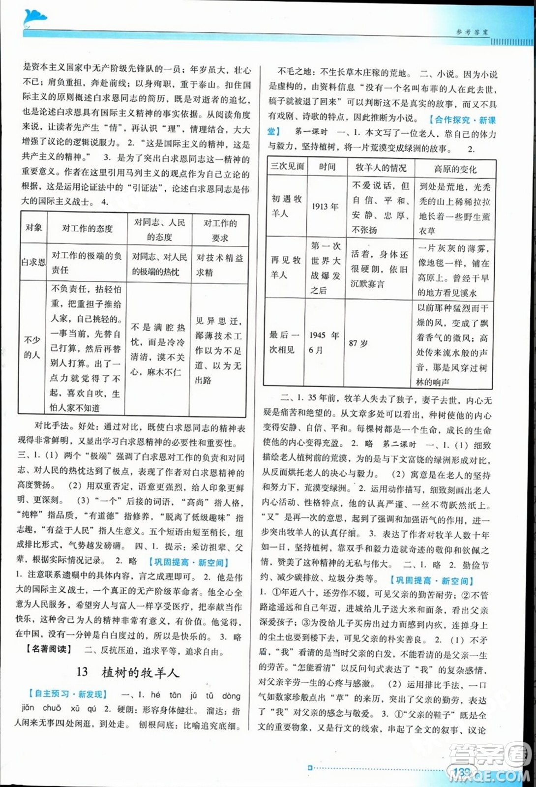 廣東教育出版社2023年秋南方新課堂金牌學(xué)案七年級(jí)語文上冊(cè)人教版答案