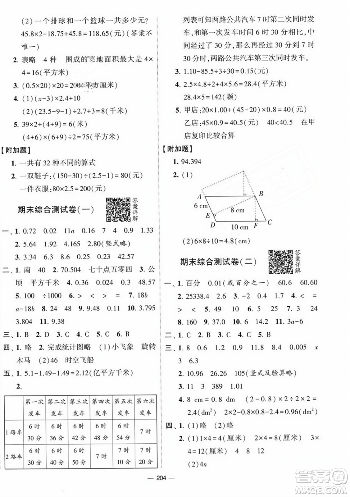 寧夏人民教育出版社2023年秋學(xué)霸提優(yōu)大試卷五年級數(shù)學(xué)上冊江蘇國標(biāo)版答案