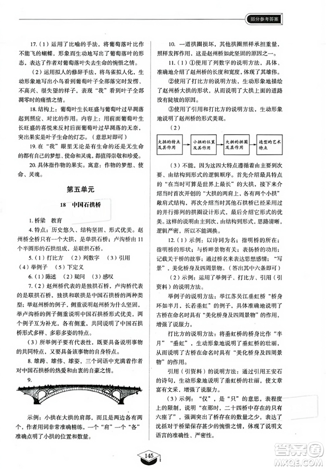 山東教育出版社2023年秋初中同步練習(xí)冊八年級語文上冊人教版五四制答案