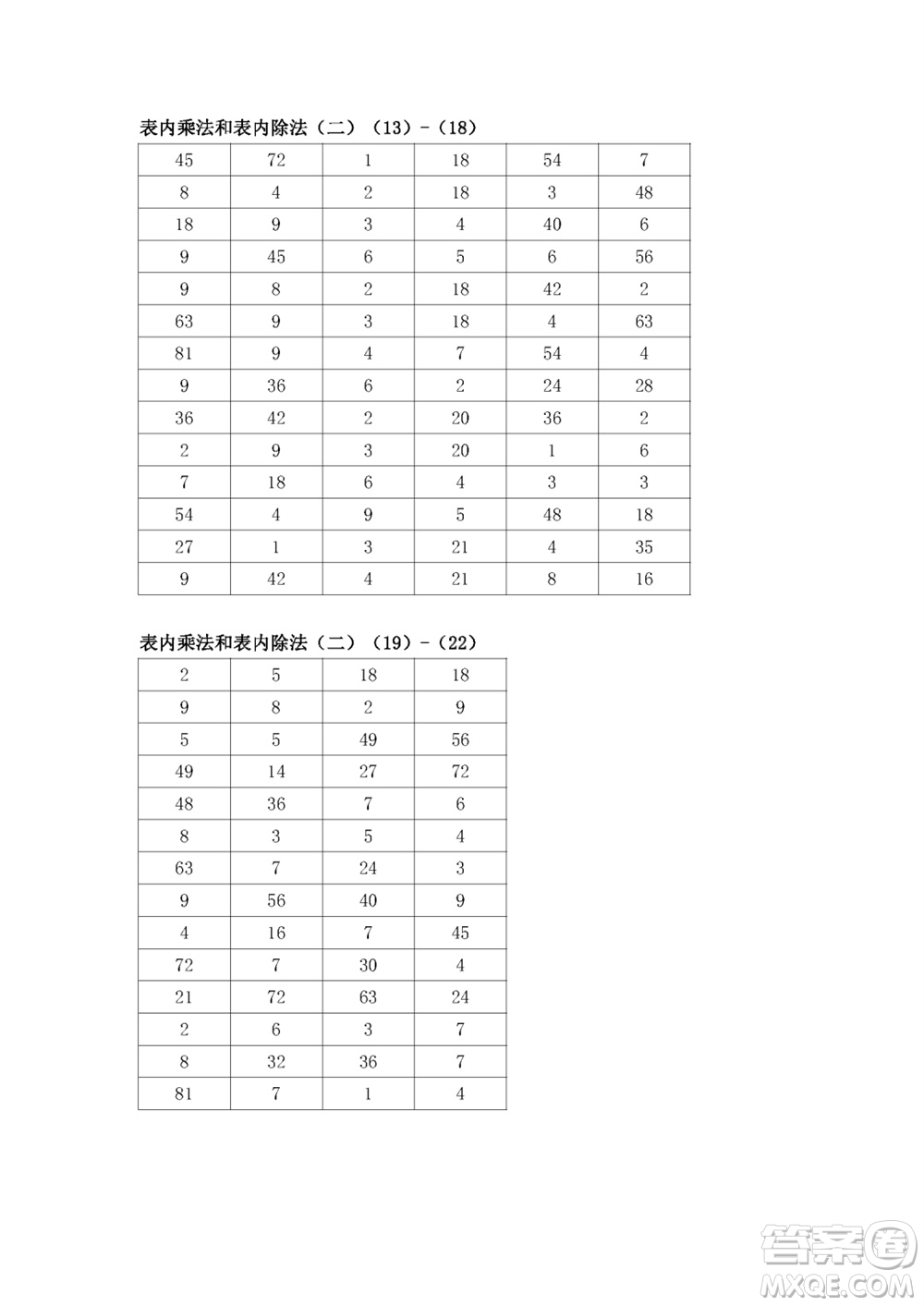 江蘇鳳凰教育出版社2023年秋口算練習(xí)冊二年級數(shù)學(xué)上冊蘇教版參考答案