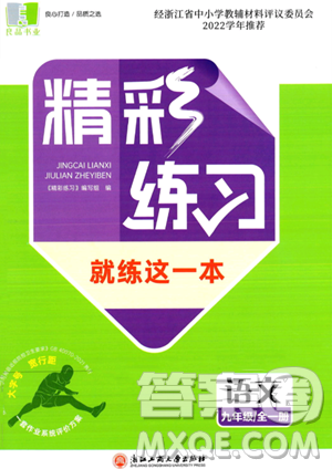 浙江工商大學出版社2023年秋精彩練習就練這一本九年級語文全一冊通用版答案