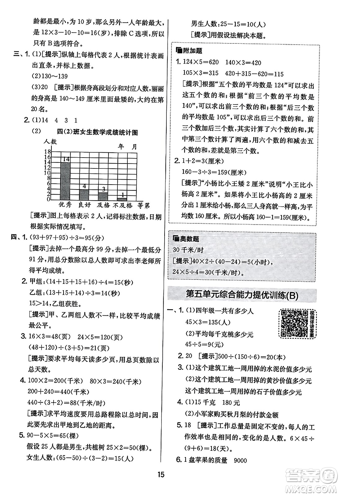 吉林教育出版社2023年秋實(shí)驗(yàn)班提優(yōu)大考卷四年級數(shù)學(xué)上冊蘇教版答案