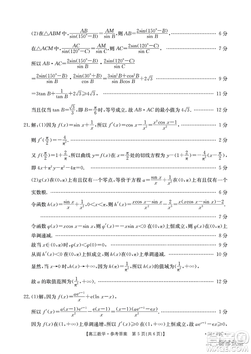 邢臺市五岳聯(lián)盟2024屆高三上學(xué)期第四次月考數(shù)學(xué)試題及答案
