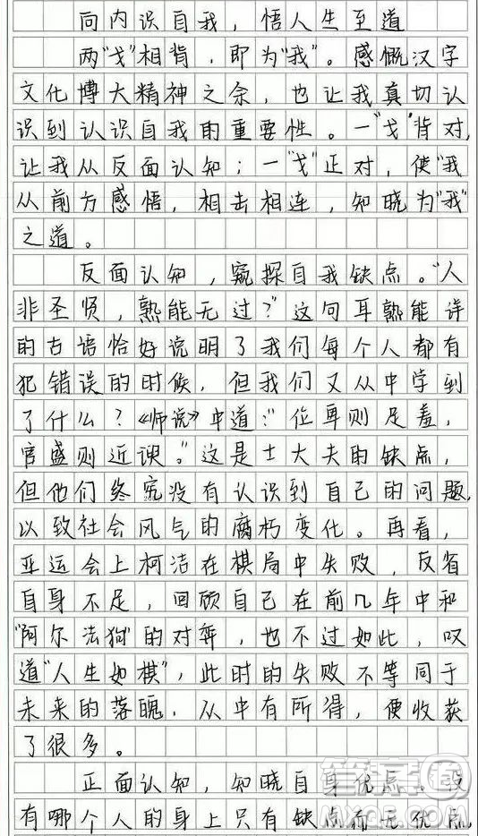 青春期認(rèn)識(shí)自我是很微妙的材料作文800字