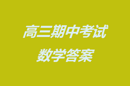 河北滄衡八校聯(lián)盟2024屆高三上學(xué)期期中考試金太陽138C數(shù)學(xué)試題答案