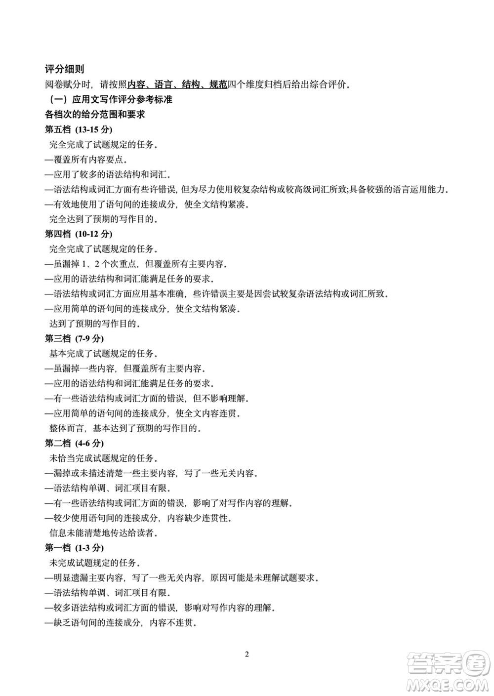 石家莊市2024屆高三上學(xué)期11月教學(xué)質(zhì)量摸底檢測(cè)英語(yǔ)答案