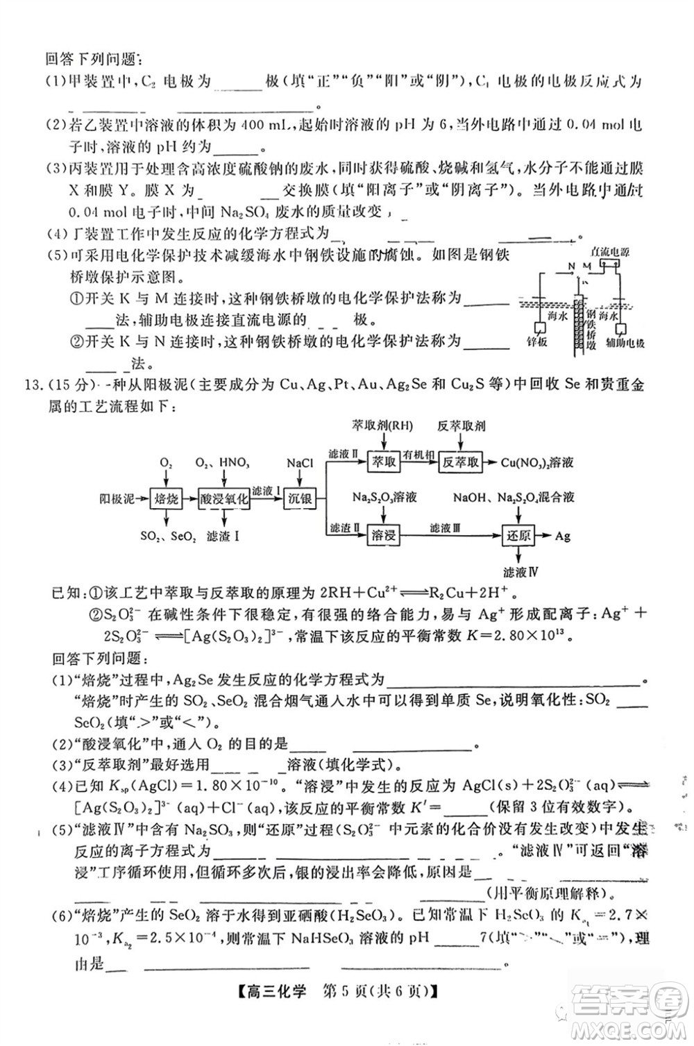2024屆福建省金科大聯(lián)考高三11月質量檢測化學參考答案