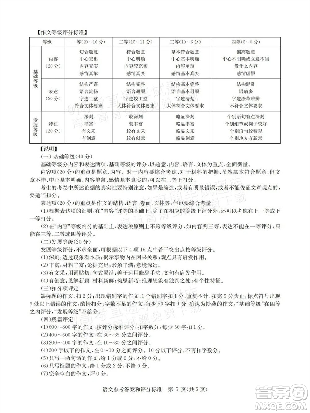 華大新高考聯(lián)盟2024屆高三11月教學(xué)質(zhì)量測(cè)評(píng)新教材卷語(yǔ)文參考答案