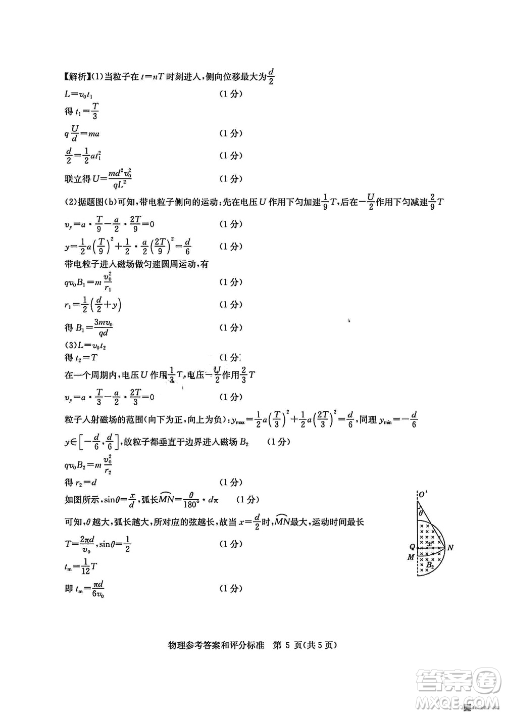 華大新高考聯(lián)盟2024屆高三11月教學(xué)質(zhì)量測(cè)評(píng)江西卷物理參考答案