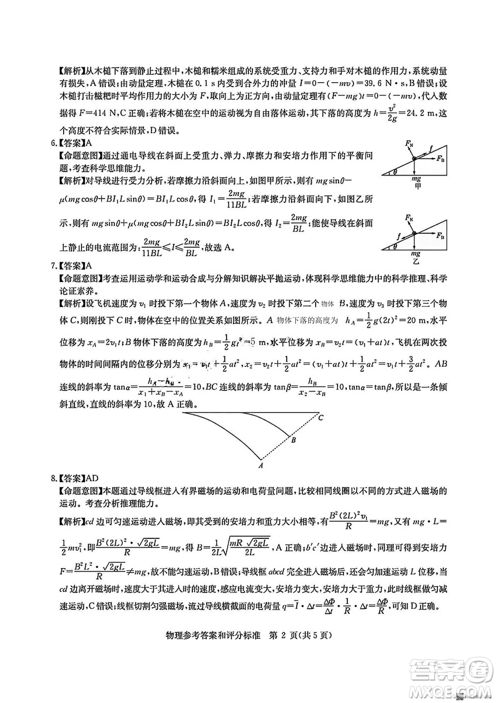 華大新高考聯(lián)盟2024屆高三11月教學(xué)質(zhì)量測(cè)評(píng)江西卷物理參考答案