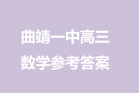曲靖一中2024屆高三上學(xué)期11月教學(xué)質(zhì)量監(jiān)測試卷四數(shù)學(xué)參考答案