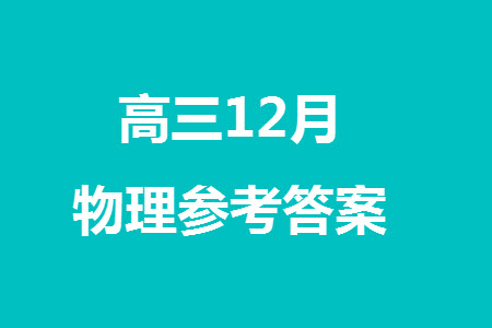 2024屆河北省部分重點高中高三上學(xué)期12月普通高考模擬試題物理參考答案