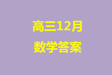 百師聯(lián)盟2024屆廣東省高三上學(xué)期12月聯(lián)考數(shù)學(xué)參考答案