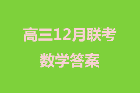 菁師聯(lián)盟2024屆高三上學期12月質量監(jiān)測考試文科數(shù)學參考答案