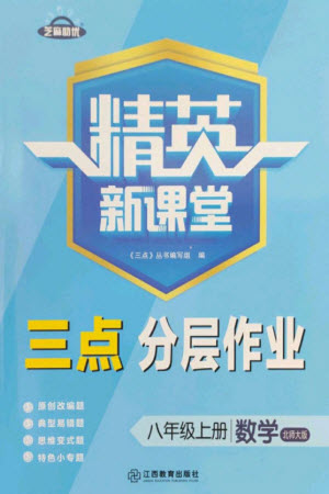 江西教育出版社2023年秋精英新課堂三點分層作業(yè)八年級數(shù)學(xué)上冊北師大版參考答案